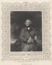 George Augustus Eliott, 1st Baron Heathfield (engraving) | Obraz na stenu