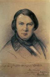 Robert Schumann (1810-56) 1853 (pencil on paper) | Obraz na stenu