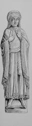 Urraca (c.1080-1126) Queen of Castile and Leon (1109-26) (engraving) | Obraz na stenu