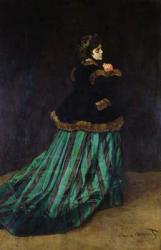 Camille, or The Woman in the Green Dress, 1866 (oil on canvas) | Obraz na stenu
