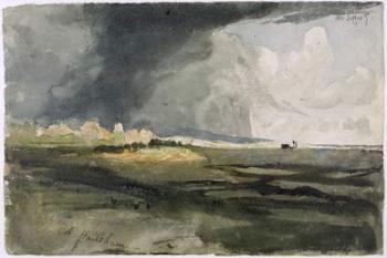 At Hailsham, Sussex: A Storm Approaching, 1821 (w/c over graphite on paper) | Obraz na stenu