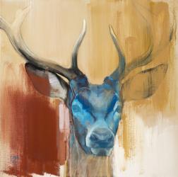 Mask (young stag), 2014, (oil on canvas) | Obraz na stenu