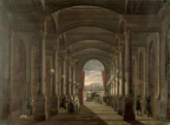 Interior of the Gare Saint-Lazare (oil on canvas) | Obraz na stenu