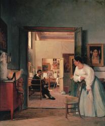 Ingres' Studio in Rome | Obraz na stenu