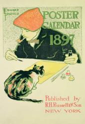 Poster Calendar, pub. by R.H. Russell & Son, 1897 (colour litho) | Obraz na stenu