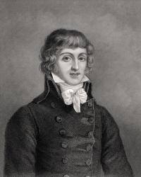 Louis Antonie Leon de Saint-Just, engraved by W.H. Mote, illustration from 'Historical Sketches of Statesmen' published in London, 1843 (litho) | Obraz na stenu
