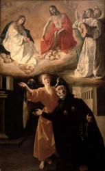 The Vision of St. Alphonsus Rodriguez (1533-1617) | Obraz na stenu