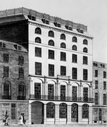 A View of the Commercial Hotel, 1802 (engraving) | Obraz na stenu