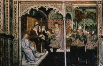 Pope and Emperor, c.1408-1410 (fresco) | Obraz na stenu