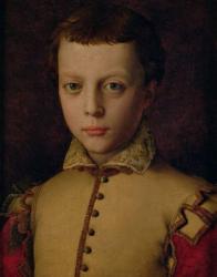 Portrait of Ferdinando de' Medici (1549-1609) (Ferdinand I, Grand Duke of Tuscany) (oil on panel) | Obraz na stenu