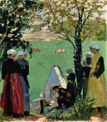 The Sacred Spring in Guidel, c.1905 (oil on canvas) | Obraz na stenu