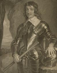 Portrait of James Hamilton (1606-49) 3rd Marquis and 1st Duke of Hamilton, from 'Lodge's British Portraits', 1823 (litho) | Obraz na stenu