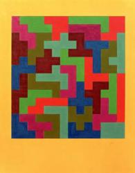 Puzzle II, 1988 (tempera on paper) | Obraz na stenu