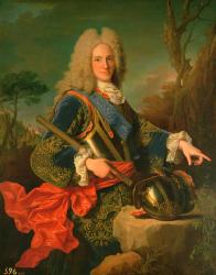 Portrait of Philip V (1683-1746) (oil on canvas) | Obraz na stenu