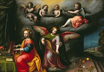 St. Cecilia (oil on canvas) | Obraz na stenu