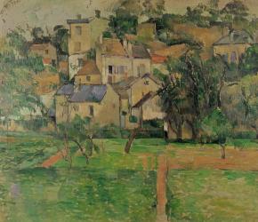 The Hermitage at Pontoise, 1884 (oil on canvas) | Obraz na stenu