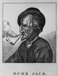 John Gale, alias Dumb Jack, from 'Portraits and Faces of Remarkable and Eccentric Characters of London', 1819 (engraving) | Obraz na stenu