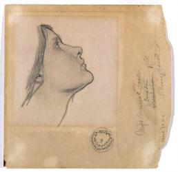Study for 'Lamia', c.1904-05 (pencil on paper) | Obraz na stenu