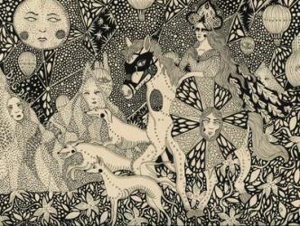 Dog Days are Over, 2012, (pen and ink on paper) | Obraz na stenu