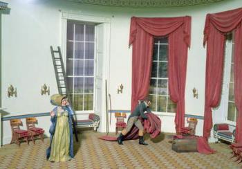 Dolley Madison removes paintings from the White house, 1814 (photo) | Obraz na stenu