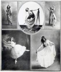 Five Ballet Dancers (b/w photo) | Obraz na stenu