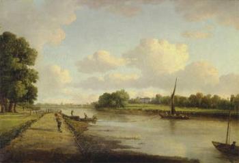 View on the River Thames at Richmond (?), c.1776 (oil on canvas) | Obraz na stenu