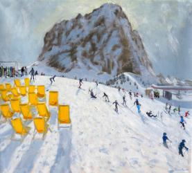 Selva Val Gardena,Italy,(oil on canvas) | Obraz na stenu