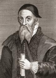 Alexander Erskine of Gogar, c.1521-1592. Scottish laird and keeper of James VI of Scotland at Stirling Castle. From Iconographia Scotica or Portraits of Illustrious Persons of Scotland, published 1797. | Obraz na stenu