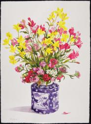 Flowers in a Chinese Jar (w/c) | Obraz na stenu