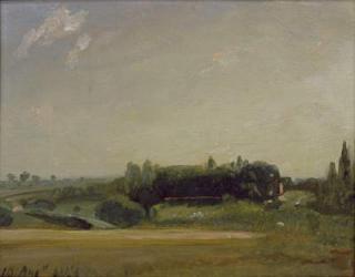 View Towards the Rectory, East Bergholt, 1813 (oil on canvas) | Obraz na stenu