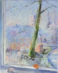 Beech Tree and Haw Frost, 1989 (oil on canvas) | Obraz na stenu