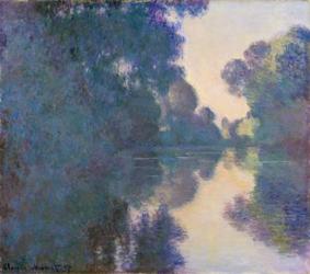 Morning on the Seine near Giverny, 1897 (oil on canvas) | Obraz na stenu
