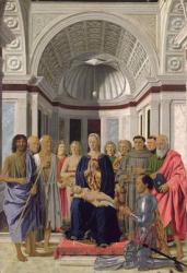 The Brera Altarpiece, 1472-74 (tempera on panel) | Obraz na stenu