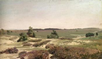 The Heath near Wilsede, 1887 (oil on paper on board) | Obraz na stenu