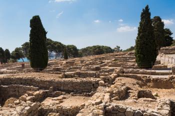 Empuries also known as Ampurias, Spain (photo) | Obraz na stenu