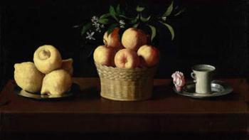 Still Life with Lemons, Oranges and a Rose, 1633 (oil on canvas) | Obraz na stenu