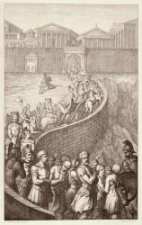 The Triumph of Quintus Fabius, engraved by B.Barloccini, 1849 (engraving) | Obraz na stenu