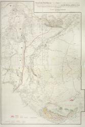 Map of the Cutch region of India and its border with neighbouring Baluchistan, by Carl Zimmerman, 1851 (colour litho) | Obraz na stenu