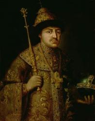 Portrait of Tsar Fyodor III Alexeevich (1661-1682) (oil on canvas) | Obraz na stenu