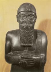 Statue of King Ishtup-Ilum, from Mari, Middle Euphrates (diorite) | Obraz na stenu