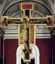 Crucifix, 1287-88 (tempera on wood) | Obraz na stenu