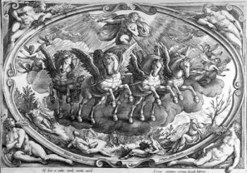 The Four Seasons, engraved by Philip Galle, c.1580 (engraving) | Obraz na stenu