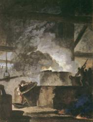 The Saltpetre Works (gouache on paper) | Obraz na stenu