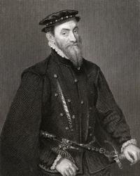 Portrait of Sir Thomas Gresham (1519-79) from 'Lodge's British Portraits', 1823 (litho) | Obraz na stenu