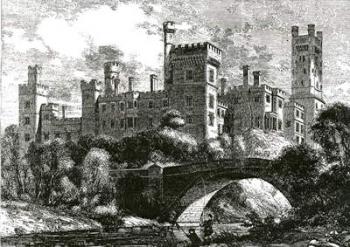 Lismore Castle, published in 'Building News', 1858 (engraving) | Obraz na stenu