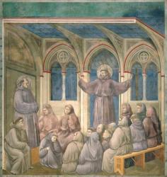 The Apparition at the Chapter House at Arles, 1297-99 (fresco) | Obraz na stenu