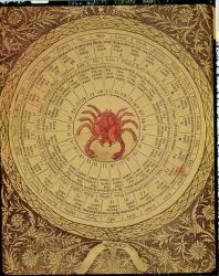 Astrological table of Cancer, from the 'Book of Good and Bad Fortune' (engraving) | Obraz na stenu