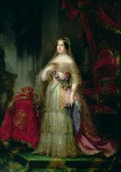 Queen Isabella II (1830-1904) of Spain (oil on canvas) | Obraz na stenu