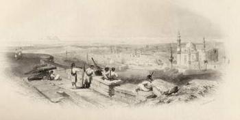 Cairo and the Valley of the Nile, Egypt (engraving) | Obraz na stenu