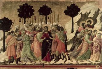 Maesta: Betrayal of Christ, 1308-11 | Obraz na stenu